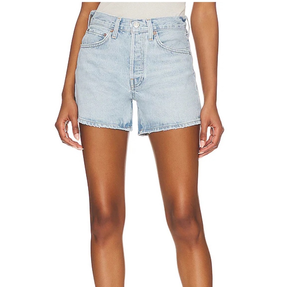 Agolde Parker Long Jean Shorts